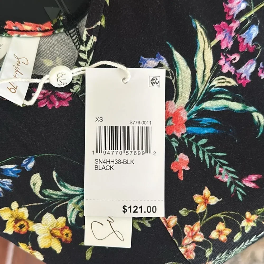 Sunshine 79 Wildflower Vines Jumpsuit Cover Up